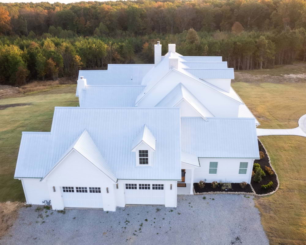Blue Steel Manufacturing galvanized metal roof