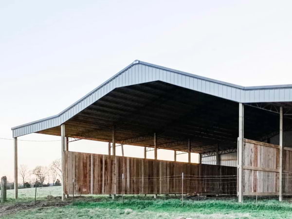Blue Steel Manufacturing post frame ag and farm building